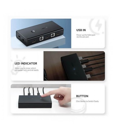 کی وی ام سوئیچ 2 پورت HDMI یوگرین 50744 CM200