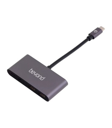 هاب 4 پورت Type C به USB 3.0 - 2.0 با پورت با قابلیت PD بیاند BA-404