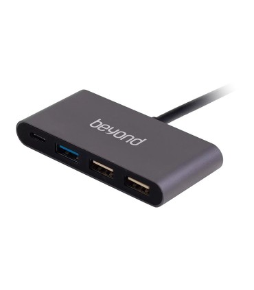 هاب 4 پورت Type C به USB 3.0 - 2.0 با پورت با قابلیت PD بیاند BA-404