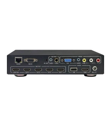 سوئیچ کنترلر ویدیو وال 4 پورت HDMI با کیفیت 1080p با کنترل فرانت FN-W114