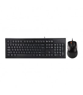 کیبورد و ماوس باسیم ای فورتک KR-8570FXS با حروف فارسی