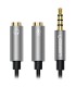 تبدیل 1 به 2 صدا هدست 3.5 میلی متر ماده TRRS (AUX) یوگرین 30619 AV141