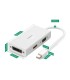 تبدیل Mini DisplayPort به 1+24 DVI-D و HDMI و VGA یوگرین MD114