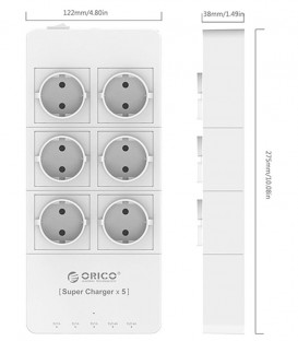 محافظ برق اوریکو HPC-6A5U-V1-EU