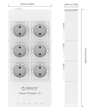 محافظ برق اوریکو HPC-6A5U-V1-EU