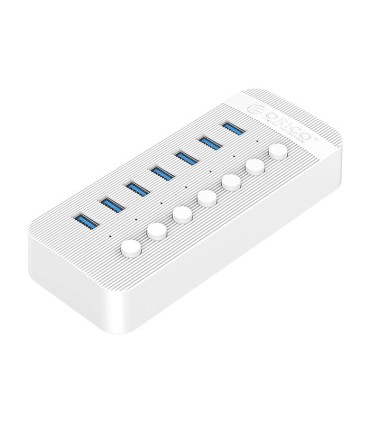 هاب 7 پورت USB 3.0 کلید دار همراه آداپتور اوریکو CT2U3-7AB