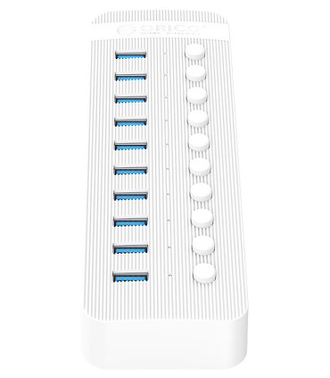 هاب 10 پورت USB 3.0 کلید دار همراه آداپتور اوریکو CT2U3-10AB