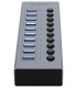 هاب 10 پورت USB 3.0 کلید دار همراه آداپتور اوریکو BT2U3-10AB