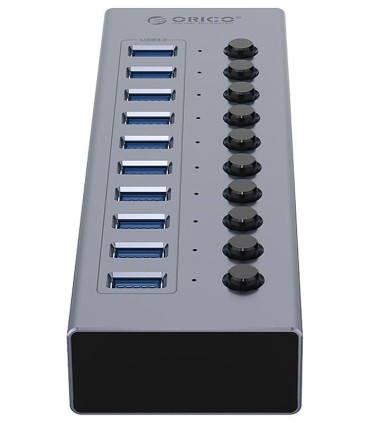 هاب 10 پورت USB 3.0 کلید دار همراه آداپتور اوریکو BT2U3-10AB
