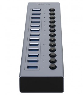 هاب 13 پورت USB 3.0 کلید دار همراه آداپتور اوریکو BT2U3-13AB