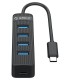 هاب 4 پورت Type C به USB 3.0 اوریکو TWC3-4A