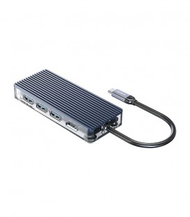 هاب 5 پورت Type C به USB 3.0 با پورت HDMI و درگاه کارت حافظه اوریکو WB-6TS