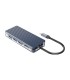 هاب 8 پورت Type C به USB 3.0 با پورت Type C و HDMI و LAN و درگاه کارت حافظه با قابلیت PD اوریکو WB-8P