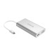هاب 8 پورت Type C به USB 3.0 با پورت HDMI و VGA و LAN و درگاه کارت حافظه با قابلیت PD اوریکو ADS3
