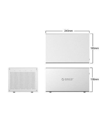 ذخیره ساز 5 سینی با قابلیت Raid اوریکو WS500RU3