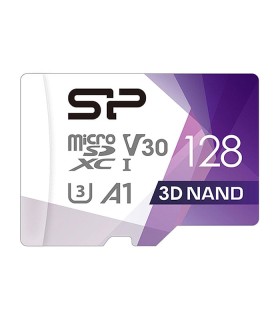 کارت حافظه microSDXC سیلیکون پاور Superior Pro کلاس 10 سرعت 100MBps ظرفیت 128 گیگابایت همراه با آداپتور SD