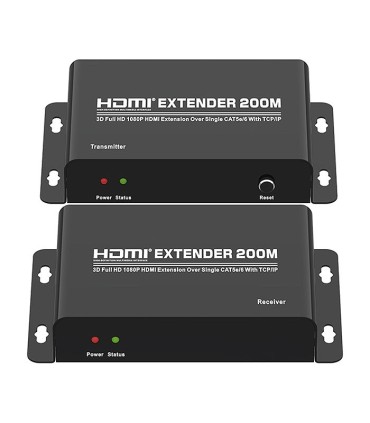 افزایش طول HDMI بر روی کابل شبکه تا 200 متر تی سی تی TC-HEX-200RP
