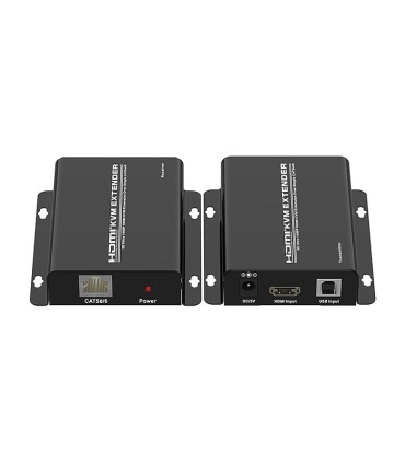 افزایش طول 1.3 HDMI و USB (کی وی ام) بر روی کابل شبکه تا 60 متر تی سی تی TC-KEX-60