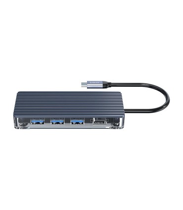 هاب 6 پورت Type C به USB 3.0 با پورت HDMI و LAN با قابلیت PD اوریکو WB-6RJ