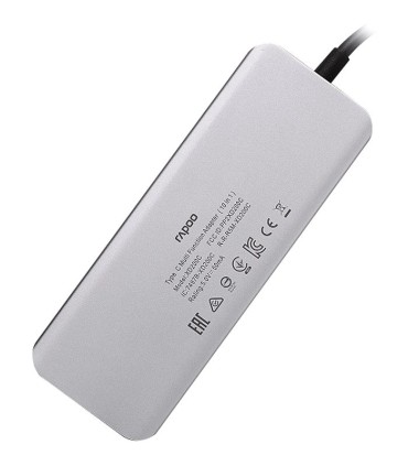 هاب 10 پورت Type C به USB 3.0 - 2.0 با پورت HDMI و VGA و LAN و درگاه کارت حافظه با قابلیت PD رپو XD200C