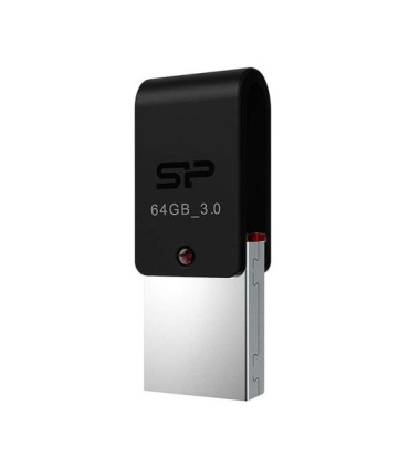 فلش مموری سیلیکون پاور USB 3.0 OTG Mobile X31 ظرفیت 64 گیگابایت