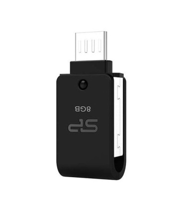 فلش مموری سیلیکون پاور USB 2.0 OTG Mobile X21 ظرفیت 8 گیگابایت