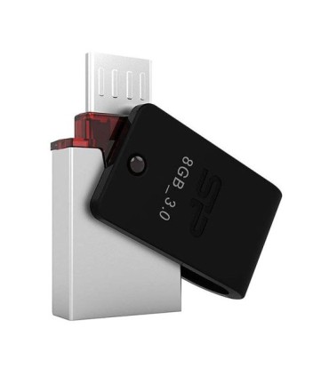 فلش مموری سیلیکون پاور USB 3.0 OTG Mobile X31 ظرفیت 8 گیگابایت