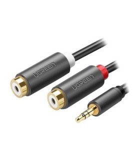 تبدیل 1 به 2 صدا استریو 3.5 میلی متر به RCA ماده یوگرین 10547 AV109