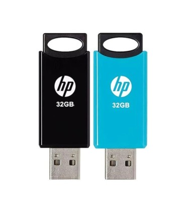 فلش مموری اچ پی USB 2.0 V212W ظرفیت 32 گیگابایت پک 2 تایی