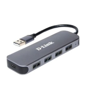 هاب 4 پورت USB 2.0 با 1 پورت شارژ همراه آداپتور دی لینک DUB-H4