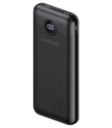 پاور بانک راوپاور RP-PB1205 با ظرفیت 20000 میلی آمپر ساعت