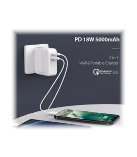 شارژر پاوربانک راوپاور RP-PB101 با ظرفیت 5000 میلی آمپر ساعت