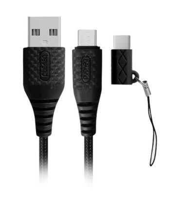 کابل تبدیل USB به Micro USB و Type-C بیاند BA-305