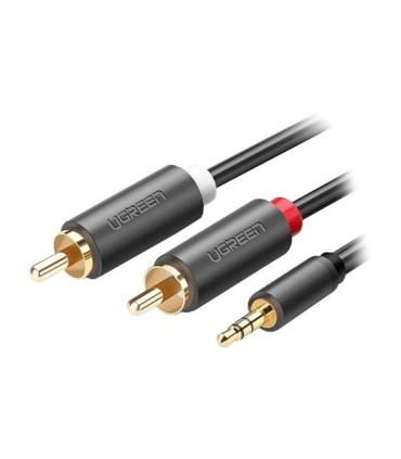 کابل 1 به 2 صدا استریو 3.5 میلی متر به RCA نر یوگرین AV102