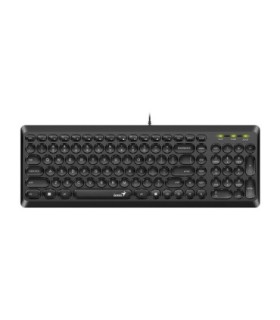 کیبورد باسیم جنیوس SlimStar Q200 با حروف فارسی