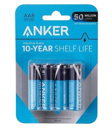 باتری قلمی آلکالاین انکر B1810 بسته 8 عددی