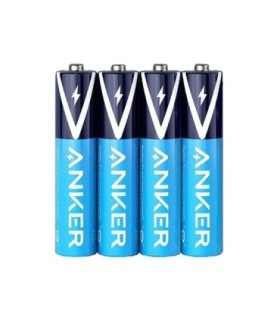 باتری نیم قلمی آلکالاین انکر B1820 بسته 4 عددی بدون پک