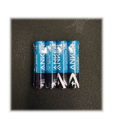 باتری نیم قلمی آلکالاین انکر B1820 بسته 4 عددی بدون پک