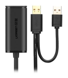 کابل افزایش طول (اکتیو) USB 2.0 همراه پورت تقویت کننده USB 2.0 یوگرین US137
