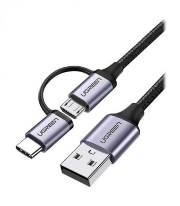 کابل تبدیل USB به Type C و Micro USB یوگرین 30875 US177