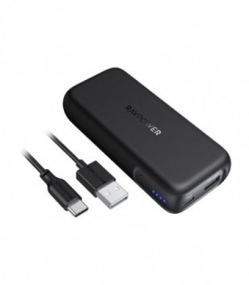 پاور بانک راوپاور RP-PB186 با ظرفیت 10000 میلی آمپر ساعت