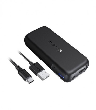 پاور بانک راوپاور RP-PB186 با ظرفیت 10000 میلی آمپر ساعت