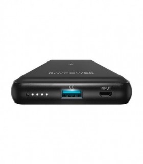 پاور بانک راوپاور RP-PB084 با ظرفیت 10000 میلی آمپر ساعت