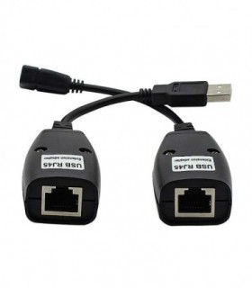 افزایش طول USB 2.0 بر روی کابل شبکه تا 50 متر وی نت V-EXUSB050