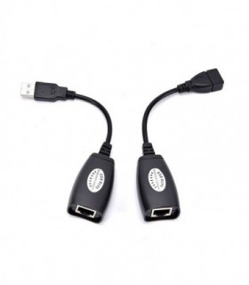 افزایش طول USB 2.0 بر روی کابل شبکه تا 50 متر وی نت V-EXUSB050