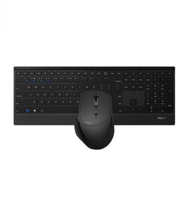 کیبورد و ماوس بی سیم رپو 9500M با حروف فارسی