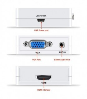 تبدیل HDMI به VGA وی نت V-COHD2VGAM
