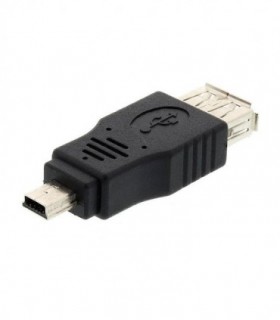 تبدیل MMini USB 5pin - OTG به USB 2.0 وی نت V-AUSB5PIN