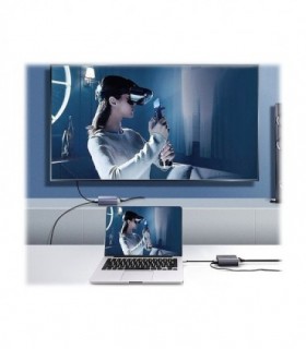 افزایش طول HDMI بر روی کابل شبکه (فرستنده) تا 50 متر یوگرین 50739 CM196