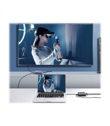 افزایش طول HDMI بر روی کابل شبکه (فرستنده) تا 50 متر یوگرین 50739 CM196